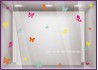 Kit de Stickers Sur un Air de Printemps papillon mode fleuriste maroquinerie devanture lettrage adhesif vitrophanie 