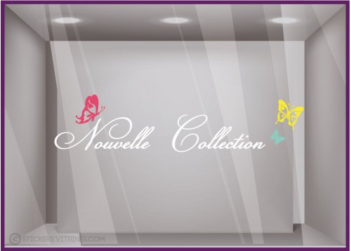 Sticker Nouvelles Collections Papillons