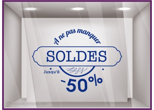 Sticker Soldes Hipster