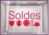 Sticker Soldes Deco article maison décoration lettrage adhésif destockage promotion pas cher liquidation braderie 