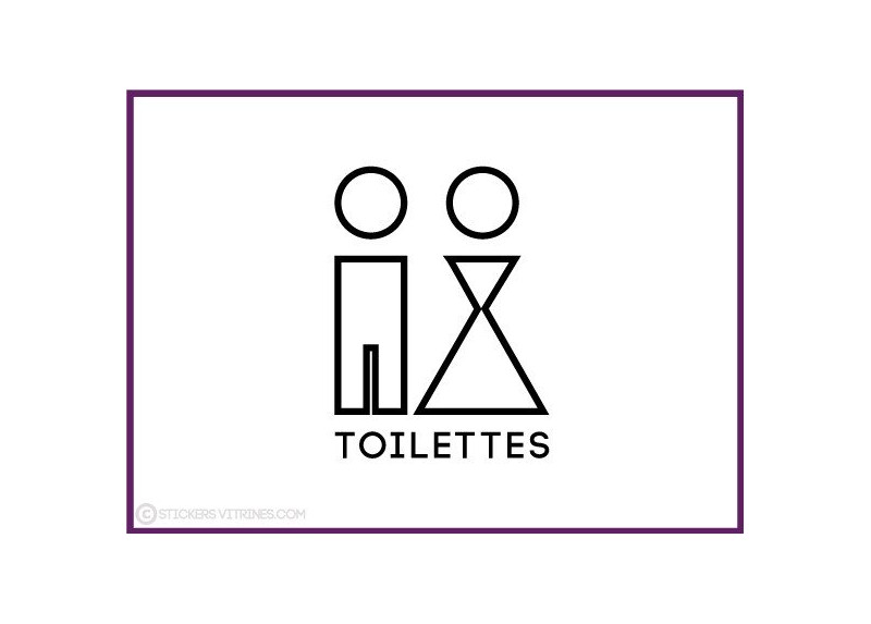 Sticker Toilettes