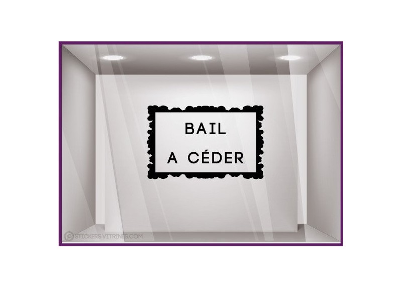 Sticker Bail A Céder