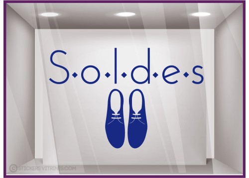 Sticker Soldes Chaussures Derbies