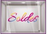 Sticker Soldes Coloris Dégradé