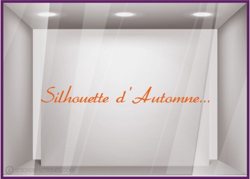 Sticker Silhouette d'Automne...