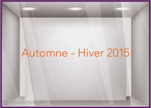 Sticker Automne-Hiver 2015