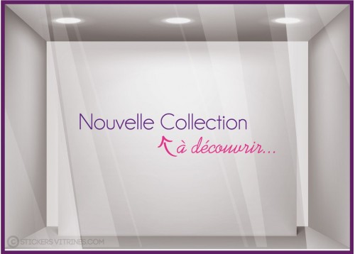 Sticker Nouvelle Collection `a Découvrir