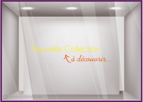 Sticker Nouvelle Collection `a Découvrir