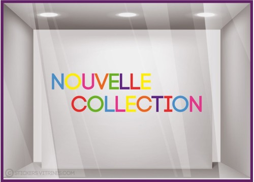 Sticker Nouvelle Collection Multicolore