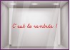 Sticker "C'est la Rentrée !" devanture commerce idee decoration lettrage adhesif calicot