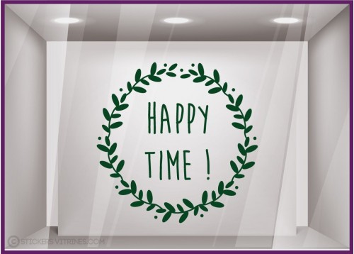 Sticker Couronne Happy Time