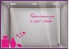 Autocollant sticker vitrophanie deco st valentin vitrine