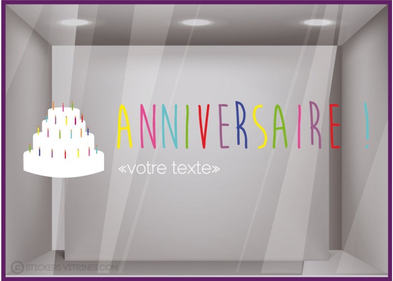 Achetez Stickers Anniversaire ici 