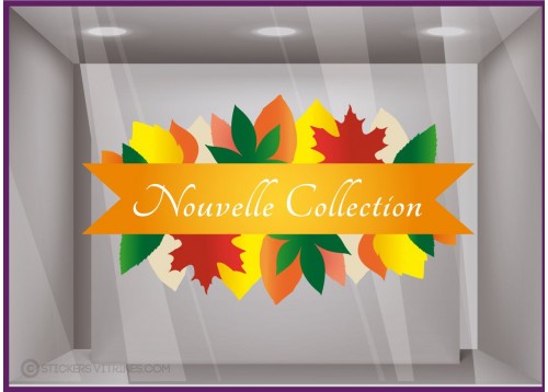 Sticker Feuilles bandeau Nouvelle Collection