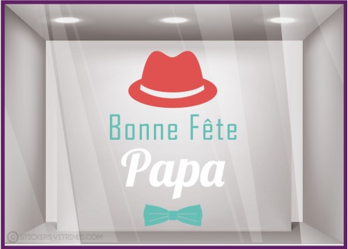 Sticker Chapeau Bonne Fête Papa