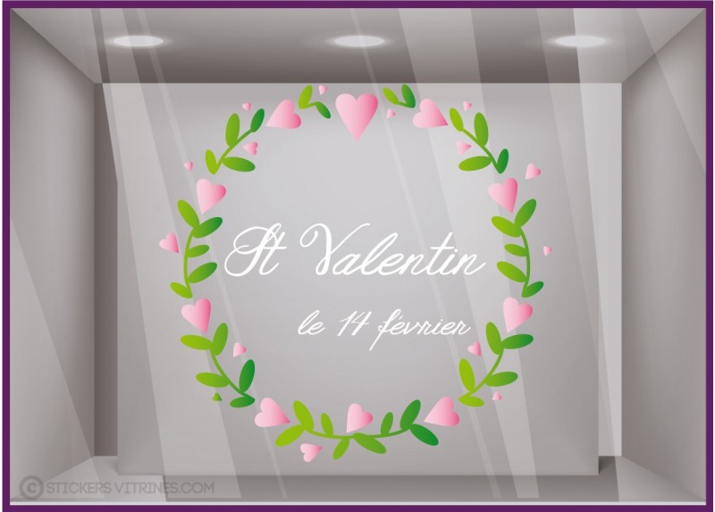 Sticker Couronne Saint Valentin