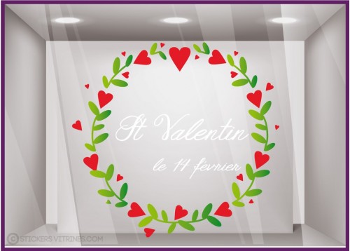 Sticker Couronne Saint Valentin