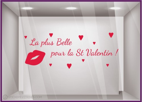 StickerLa plus belle pour la Saint-Valentin