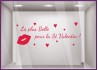 StickerLa plus belle pour la Saint-Valentin