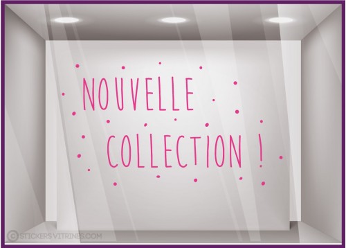 Sticker Nouvelle Collection petits points