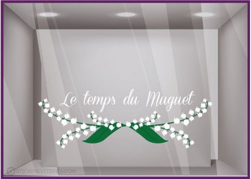 Sticker Le temps du MUGUET