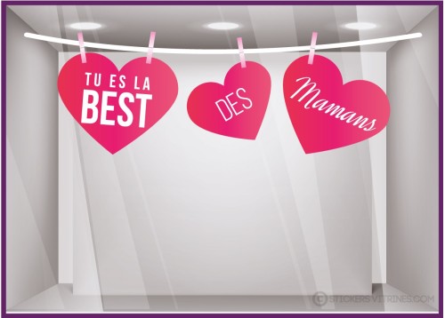 Kit de Stickers Guirlande la Best des Mamans