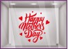 Happy mother's day fete des meres mamans fleuriste mode institut de beaute parfumerie bijouterie calicot vitrophanie commerce 