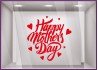 Happy mother's day fete des meres mamans fleuriste mode institut de beaute parfumerie bijouterie calicot vitrophanie commerce 