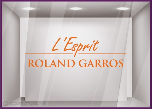 SV533 Stickers L’Esprit Roland Garros