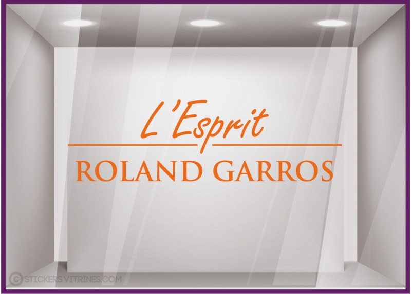 SV533 Stickers L’Esprit Roland Garros