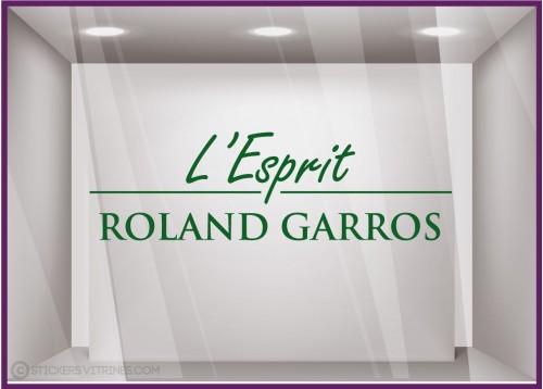 SV533 Stickers L’Esprit Roland Garros
