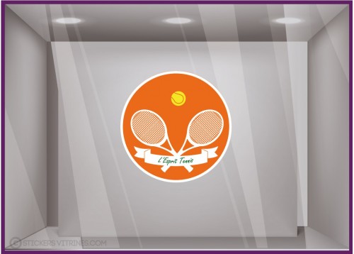 Sticker Macaron Tennis