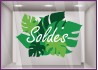 Sticker Soldes Exotique