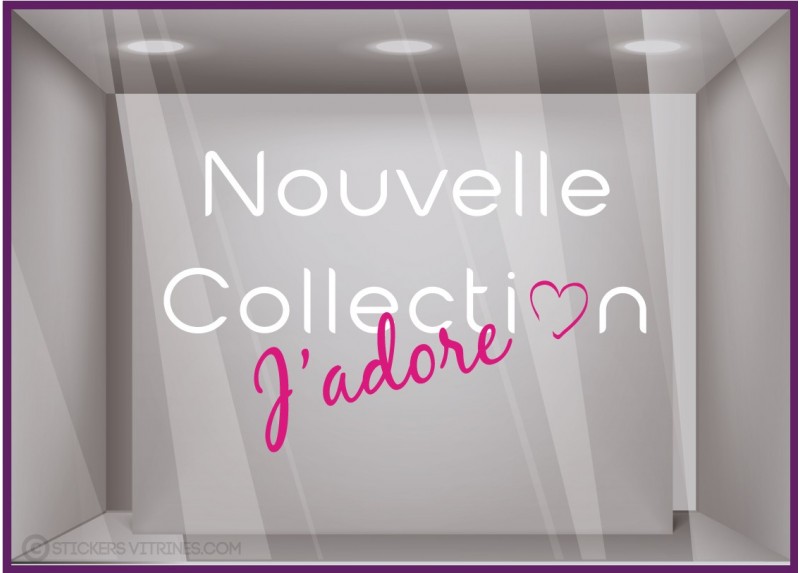 STICKER J'ADORE LA NOUVELLE COLLECTION