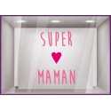 Sticker Texte Super Maman