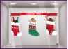 Sticker 3 Chaussettes De Noël