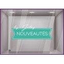Sticker Les jolies Nouveautés magasin nouvelle collection mode maroquinerie boutique parfum