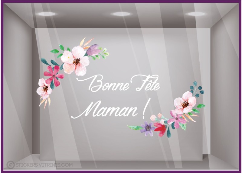 Stickers Bonne Fête Maman