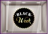 Stickers Badge Black Week