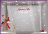 Kit de Sticker Vélo Joyeuses Fêtes noel enseigne vitrophanie magasin vélo idée déco vitrine magasin