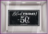 Sticker Bandeau Marbre Black Friday Personnaliser promos idee deco automne vitrophanie enseigne vitrine destockage week calicot