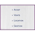 Sticker Agence Immobilière : achat, vente, location gestion vitrines vitrophanie porte signaletique calicot lettrage