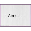 Sticker lettrage Accueil bureaux locaux professionnels porte vitre signalisation signaletique lettrage adhesif entreprise 