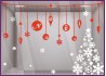 Kit de Stickers Noël mode accessoire parfumerie chaussure vitrine enseigne devanture vitrophanie bonnes fetes