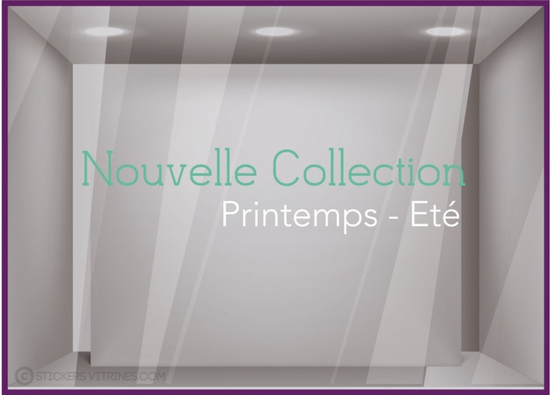 Sticker Nouvelle Collection Bicolore