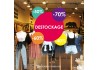 Sticker Ronds Destockage Pourcentages promotions reductions autocollant vitrine mode deco magasin