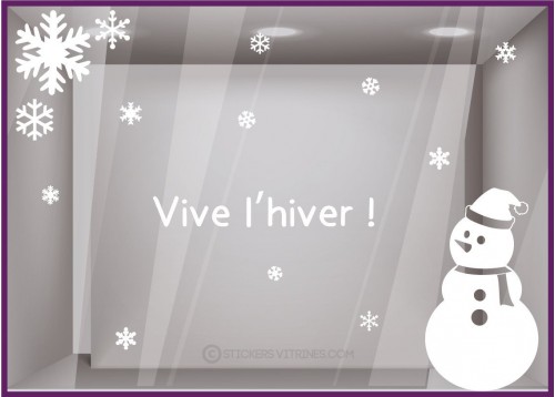 Kit de Stickers Vive l'Hiver