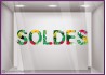 Lettres autocollantes-Soldes-Braderie-Ete-Promotion-Boutique-Adhesif-Vitrine-tropical-calicot