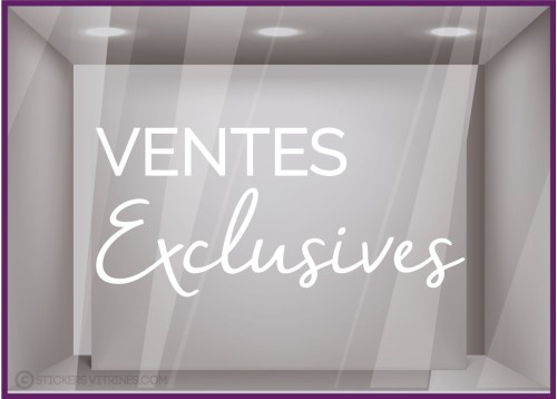 VENTES PRIVEES-SOLDES-OFFRE-AUTOCOLLANT GEANT-DEVANTURE-MAGASIN-LETTRES A COLLER-ADHESIF-PROMOTIONS-VENTES EXCLUSIVES