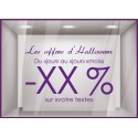 Sticker Promos Offres d&#039;Halloween `a personnaliser